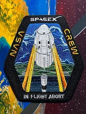NASA CREW IN-FLIGHT ABORT SPACEX SPACE-X PATCH 🚀