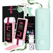 Waxfans Roll on Wax Kit w/ Smart Roll on Wax Warmer, 15-minute Fast Heating