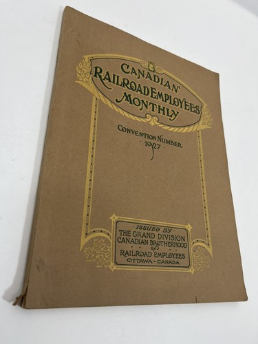 Canadian Railroad Employees Monthly - 1927 RARE BOOK - Trains - Picture 2 of 16