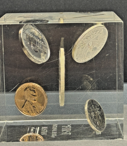 1956 Proof Coin Lucite Cube โ First National Bank of Boston Promo ๐๐ฅ - Picture 10 of 12