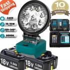 <!--F#f_0-->LED Work Light Torch Lamp For Makita 18V 6.0Ah Battery BL1830 BL1860 W/Charger<!--F/-->