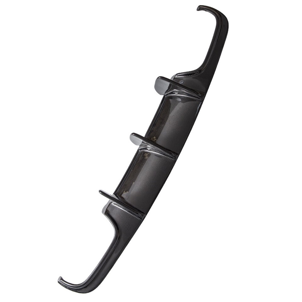 Carbon Fiber Rear Bumper Lip Diffuser Spoiler for MercedesBenz C63 AMG