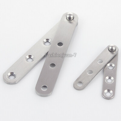 8X Stainless Steel Invisible Door Pivot Hinge 360° Rotary Hinges Install Up&Down