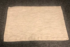 Noble Excellence Cream With Grey Textured Placemats Set Of 4 100% Cotton