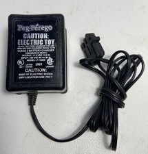 Peg-Perego 12V ORIGINAL Power Battery Charger Adapter Plug LT-10306 OEM Black
