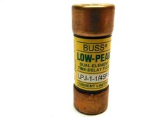 Cooper Bussmann LPJ-1-1/4SP 1.25 Amp Low Peak Dual Element Time Delay Fuse