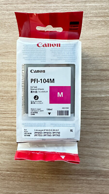Canon PFI-102M Magenta Ink Cartridge   Genuine, Unopened, 130ml 