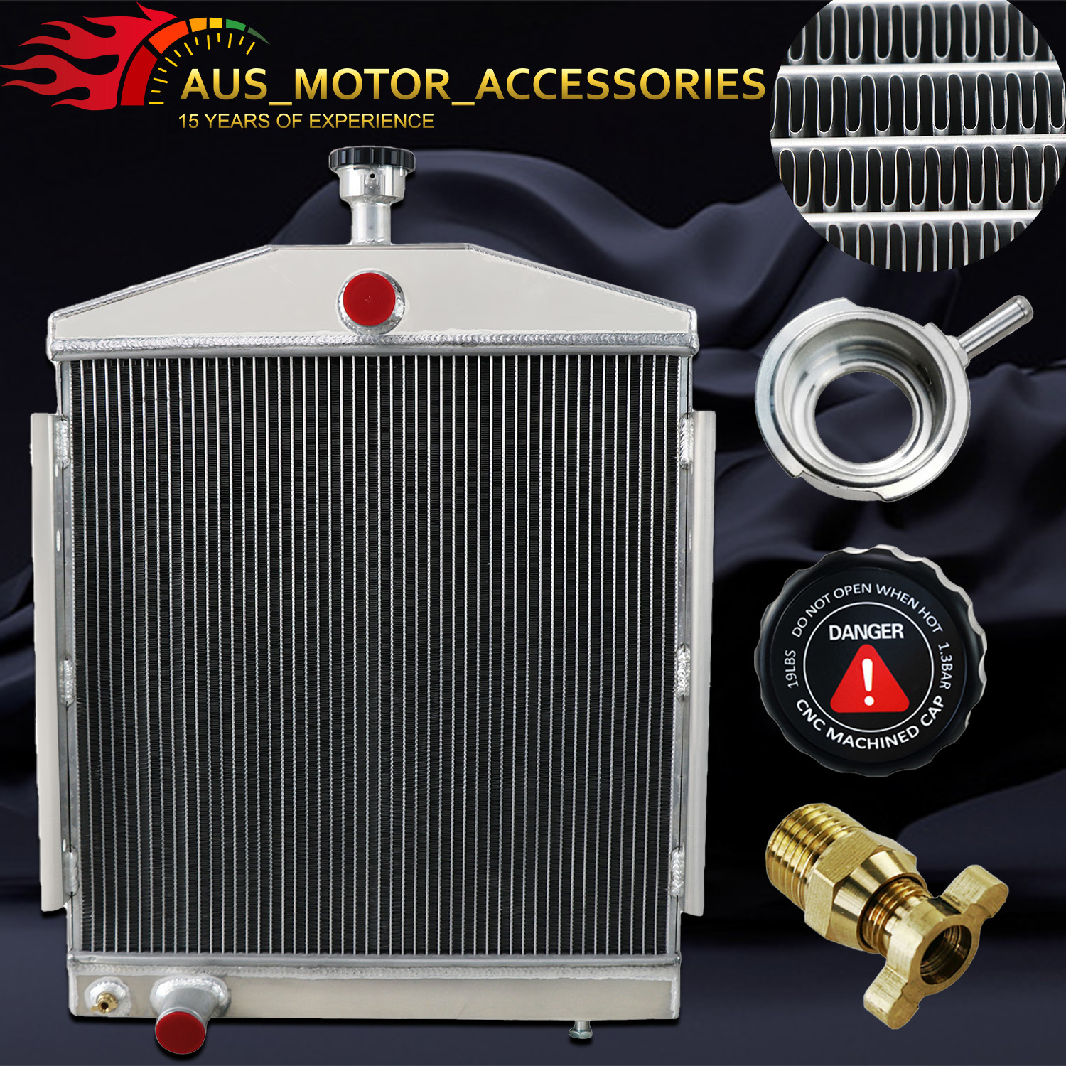 Radiator Fits Lincoln Welder 200 250 AMP SA200 G1087 H19491 & G10877198 ...