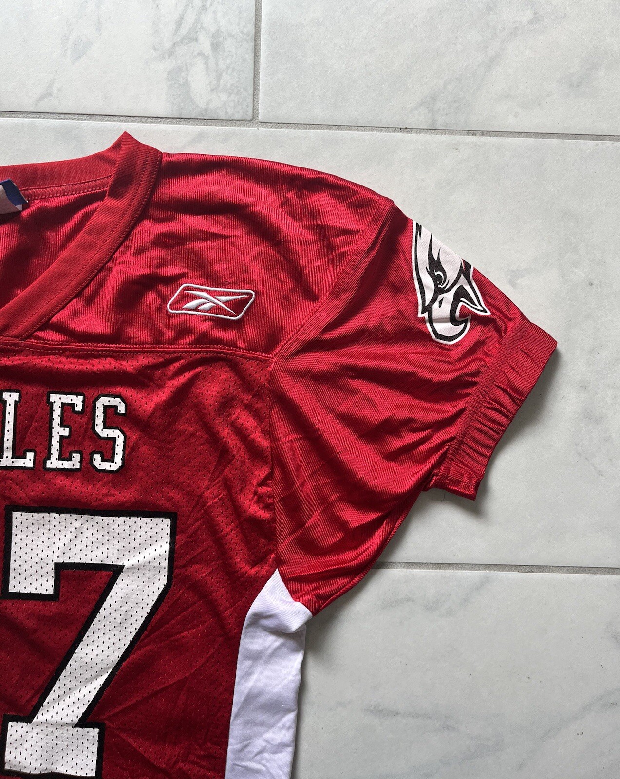 Reebok Philadelphia Eagles Matt Ryals Jersey Shirt Medium Red White Youth Boys thumbnail 5