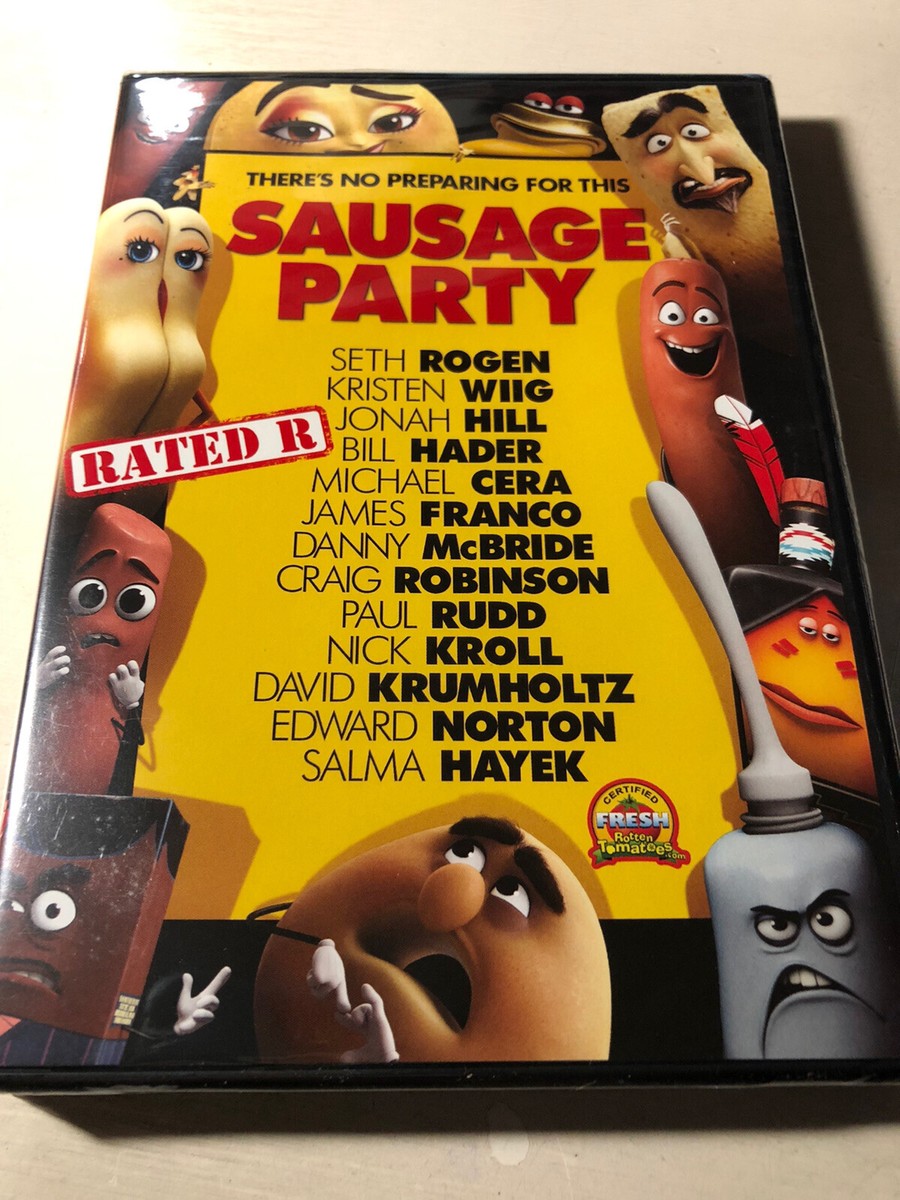 Sausage Party (2016) DVD NEW Animated Mature Comedy Seth Rogan