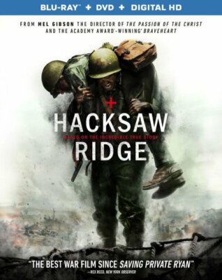 Hacksaw Ridge (Blu-ray/DVD, 2016, 2-Discs, Widescreen) *NEW* *FREE Shipping*