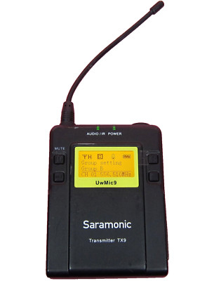 Genuine Saramonic UwMic9-TX9 514-596MHz Bodypack Transmitter
