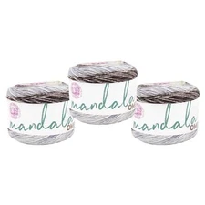 (3 Pack) Lion Brand Yarn 551-246J Mandala Ombre Yarn, Transform