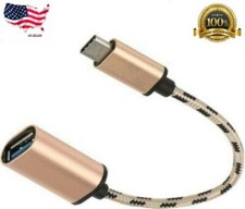 USB 3.1 Type C to USB 3.0 Type A Male-to-Female OTG Data Connector Cable Adapter