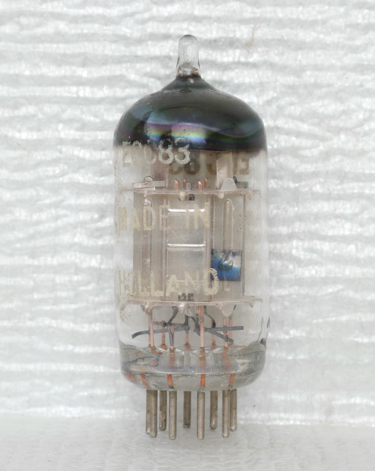 Rare Tungsram 12AX7/ECC83 Vacuum Tube ( #3 )  : Solid Disc Getter/Silver Plate