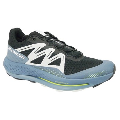 Salomon Men's Pulsar Trail Running Shoe Black/China Blue/Arctic Ice US 8 M