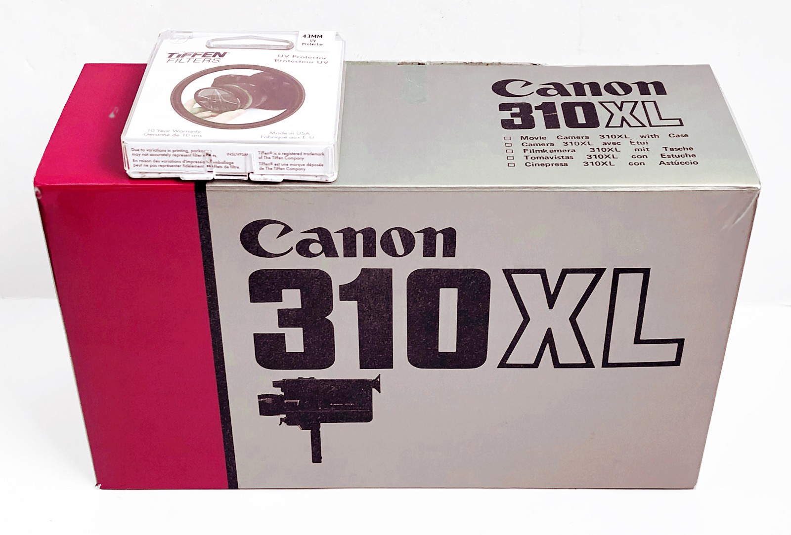 Canon 310xl Super 8 Movie Camera f/1.0 lens Fully Working Film Tested MINT Boxed