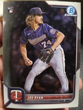 2022 Bowman Chrome Minnesota Twins Joe Ryan RC Rookie Card #8