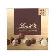 Lindt Gourmet Chocolate Candy Truffles Gift Box - 6.8 oz.