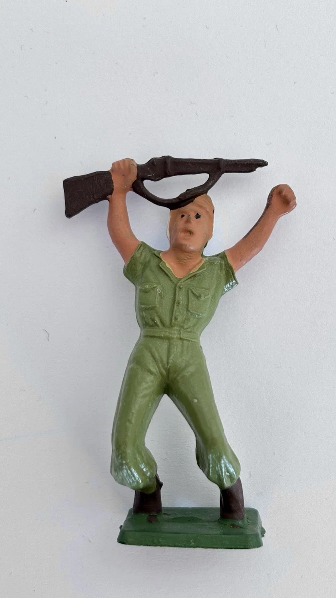 Figurine STARLUX 30mm - Légionnaire Mitrailleur, Occasion, Plastique Peint - Collection Militaire