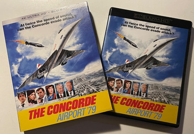 USED GREAT The Concorde Airport 79 4K Blu Ray Kino Lorber Alain Delon