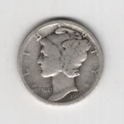 1919 P MERCURY DIME .10¢ 90% SILVER PHILADELPHIA 10 CENTS UNITED STATES AMERICA