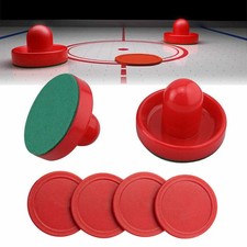 Air Hockey Set Home Table Game Replacement Accessories 2-Pucks 4-Slider Pusher
