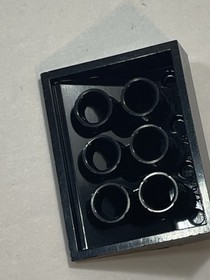 LEGO&reg; 3297pb017 Slope 33 3 x 4 with Lime 'GRAPHiX' Pattern (Sticker) BLACK