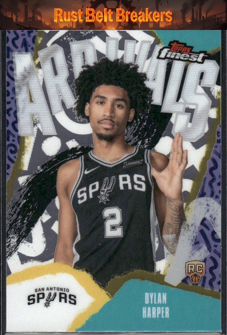 2025-26 Finest Dylan Harper #A-2 Arrivals San Antonio Spurs