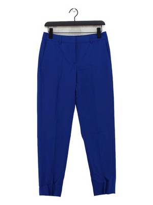 Paul Smith Damen Anzughose UK 12 Blau Wolle Neu Mit Etikett