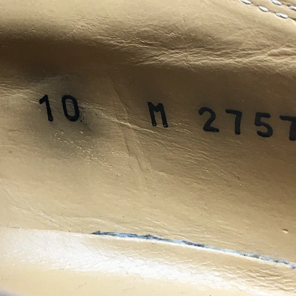 Zapatos de vestir John W Nordstrom Oxfords para hombre talla 10 cuero marrón puntera Italia Foto 2 de 4