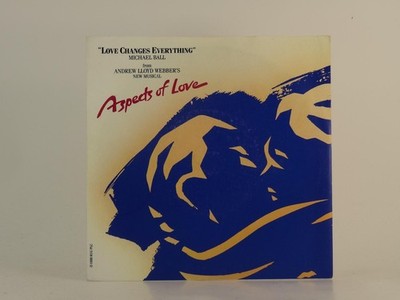 MICHAEL BALL LOVE CHANGES EVERYTHING (88) 2 Track 7'' Single including Picture Sl