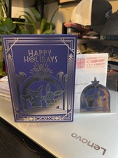 UFFICIALE Pokemon Buone Feste 2023 Ornamento e Biglietto Auguri Pikachu Eevee Raro