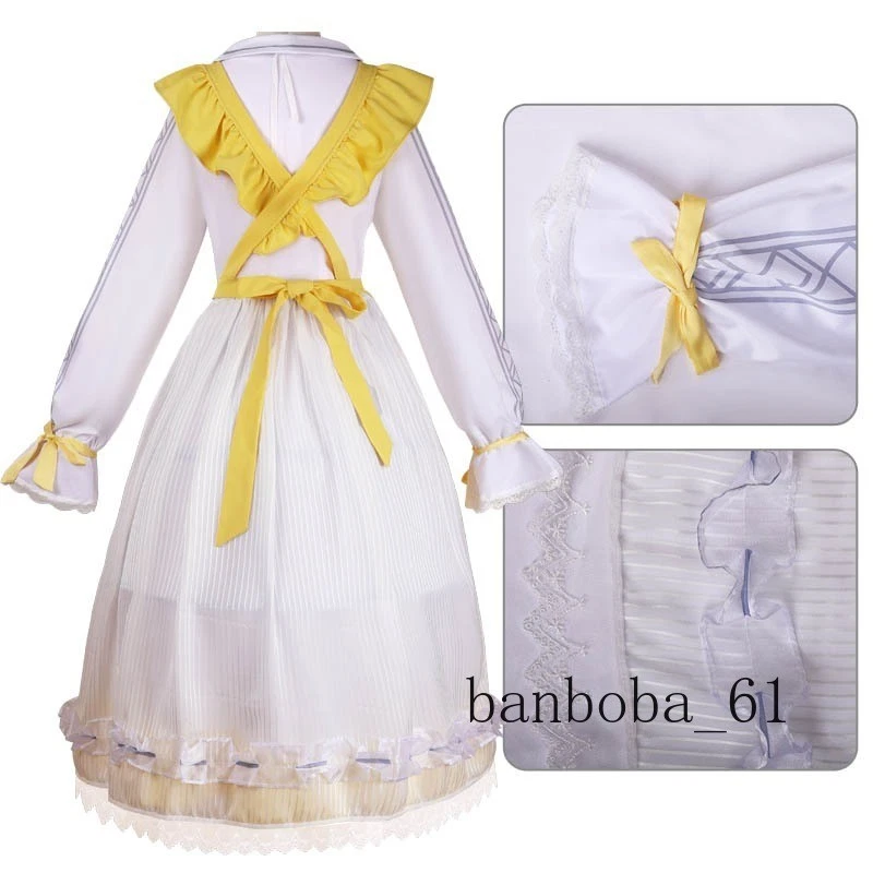Identity Ⅴ Anne Lester Yellow Dress Cosplay Costume Fullset Polyester Clothing - Image 3 of 4