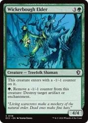 Wickerbough Elder 118 Commander: Lorwyn Eclipsed Common NM MTG