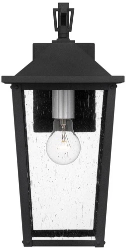 Quoizel Stoneleigh 16 1/2" High Mottled Black Outdoor Wall Light - Picture 4 of 6