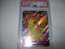 PSA 9 2020 Pokémon TCG Pikachu V 170/185 Vivid Voltage Full Art Holo Free Ship