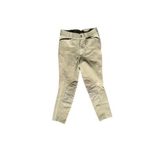 Ariat Youth Equestrian Breeches Tan Knee Patch Riding Pants Size 14R