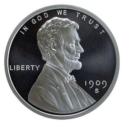 #ad Silver 1 oz Lincoln Wheat Cent Round $114.50