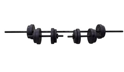 Opti Vinyl Hantel- und Langhantelset - 25 kg
