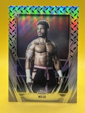 2026 Topps Chrome WWE Wes Lee Diamond Plate Refractor #180