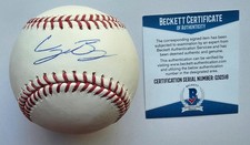 Cody Bellinger Signed Auto OML Baseball Beckett COA Dodgers Cubs Yankees