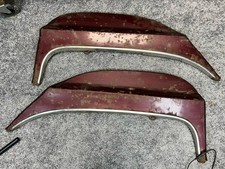 Pair 1966 Ford Thunderbird Fender Skirts W Chrome Trim Also 1964-1965 Pair 1966 Ford Thunderbird Fender Skirts W Chrome Trim Also 1964-1965