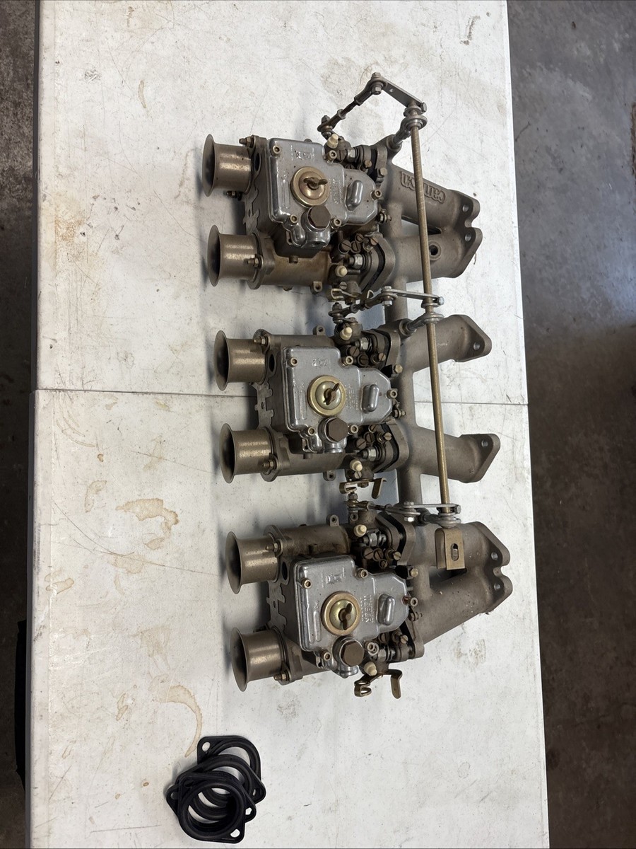 Datsun 240Z Triple Weber Carburetors w Cannon Manifold | eBay