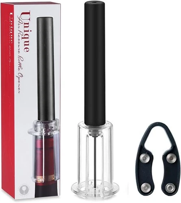 #ad Wine Opener Air Pressure Pump Corkscrew Wine Bottle Opener with Foil Cutter $9.77
