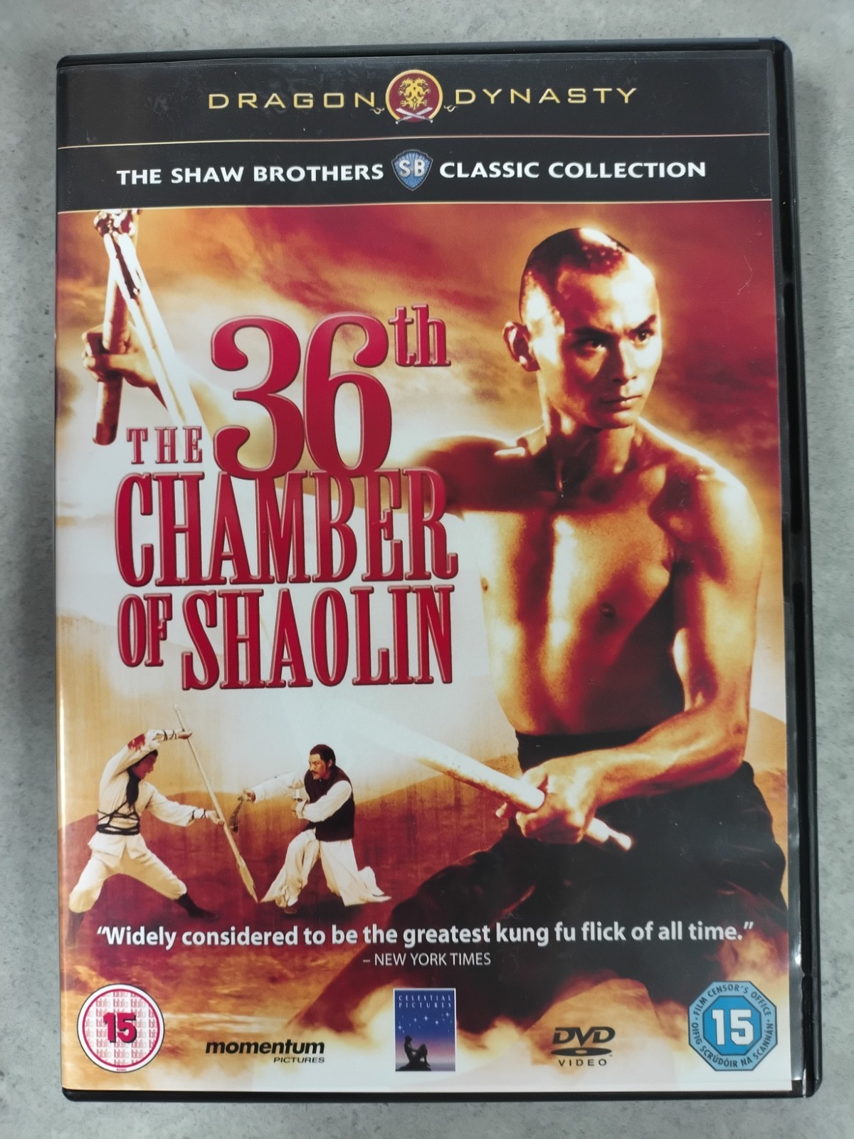 THE 36TH CHAMBER SHAOLIN DVD Shaw Brothers Martial Arts Film UK Region 2