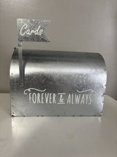 Wedding Card Mailbox Tin. Forever And Always Rustic Farm Wedding