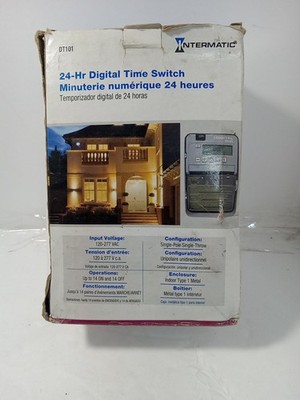 Intermatic 24-hour digital time  120 Volts Metal Switch box Digital control New