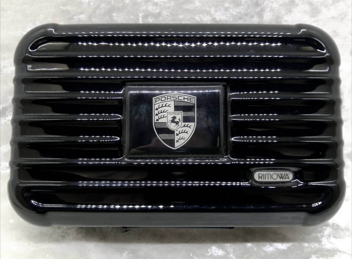 PORSCHE RIMOWA Pouch Accessory Travel Amenity Case Glossy Black