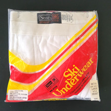 NEW Vintage Sears Ski 2 Layer Insulated Underwear Men's Size Large